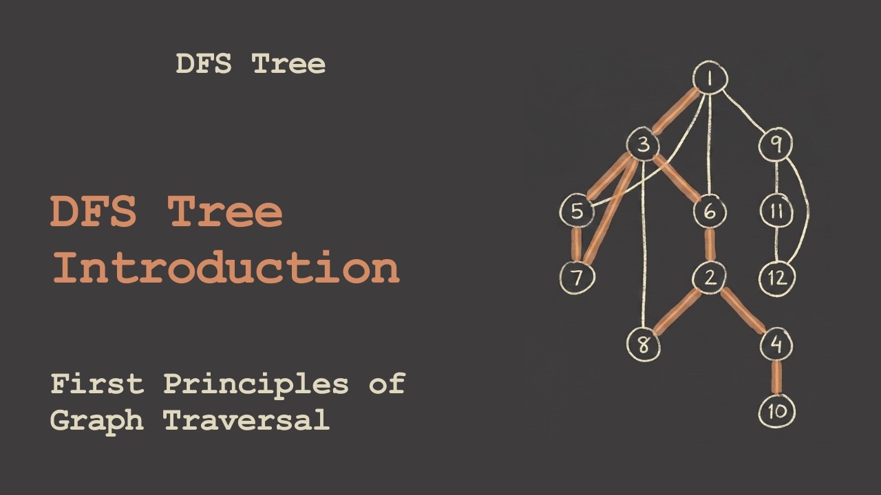 The DFS Tree Anatomy: First Principles of Graph Traversal - YouTube