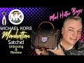 I've Been Sleeping on MK? Micheal Kors Manhattan Satchel Unboxing + Tote