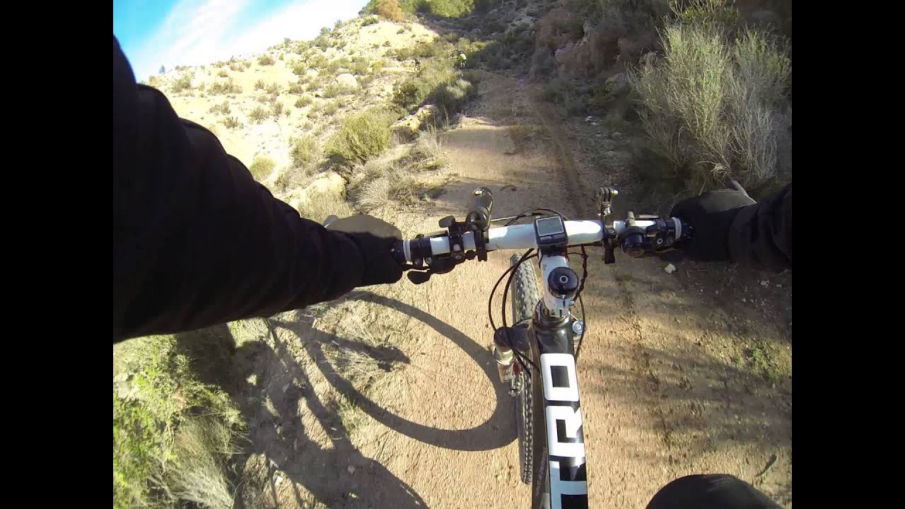 Ascenso mtb Sendero de los Cordeles en Sierra de Lúgar entre Hurona y Rellano