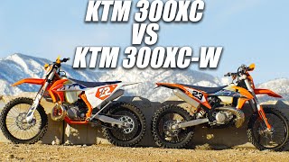 KTM 300XC vs KTM 300XCW  Dirt Bike Magazine