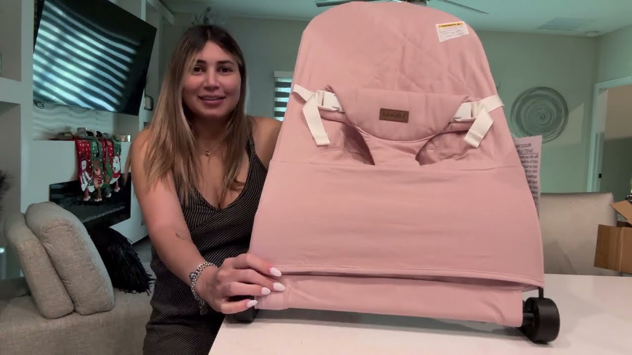 Lfhiwhd Baby Bouncer Seat(Pink)