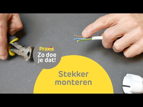Video: Hoe Een Stekker Te Repareren?