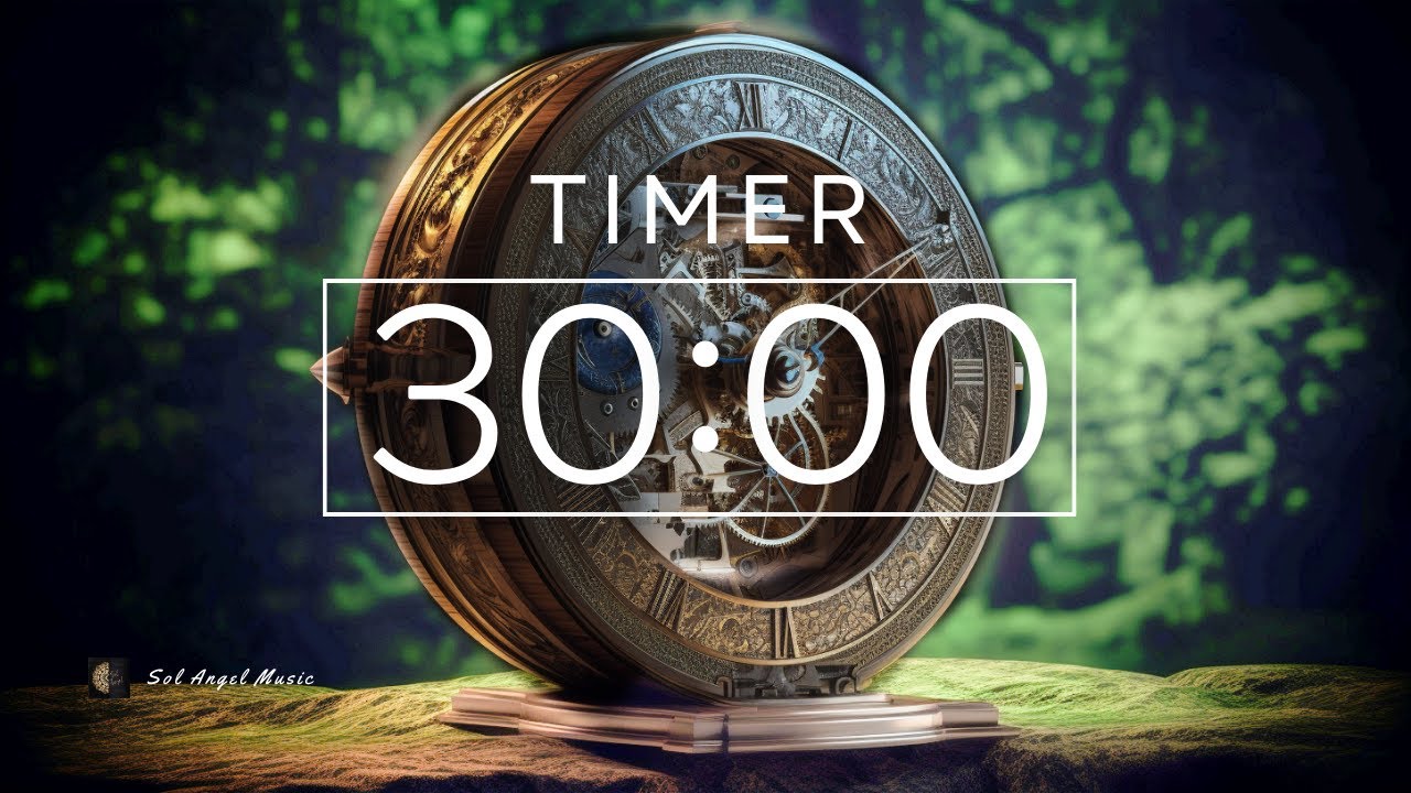 30 Minute Timer | Rain Sounds - GREEN NOISE - YouTube