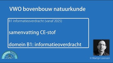 Samenvatting 2025 B1 informatieoverdracht