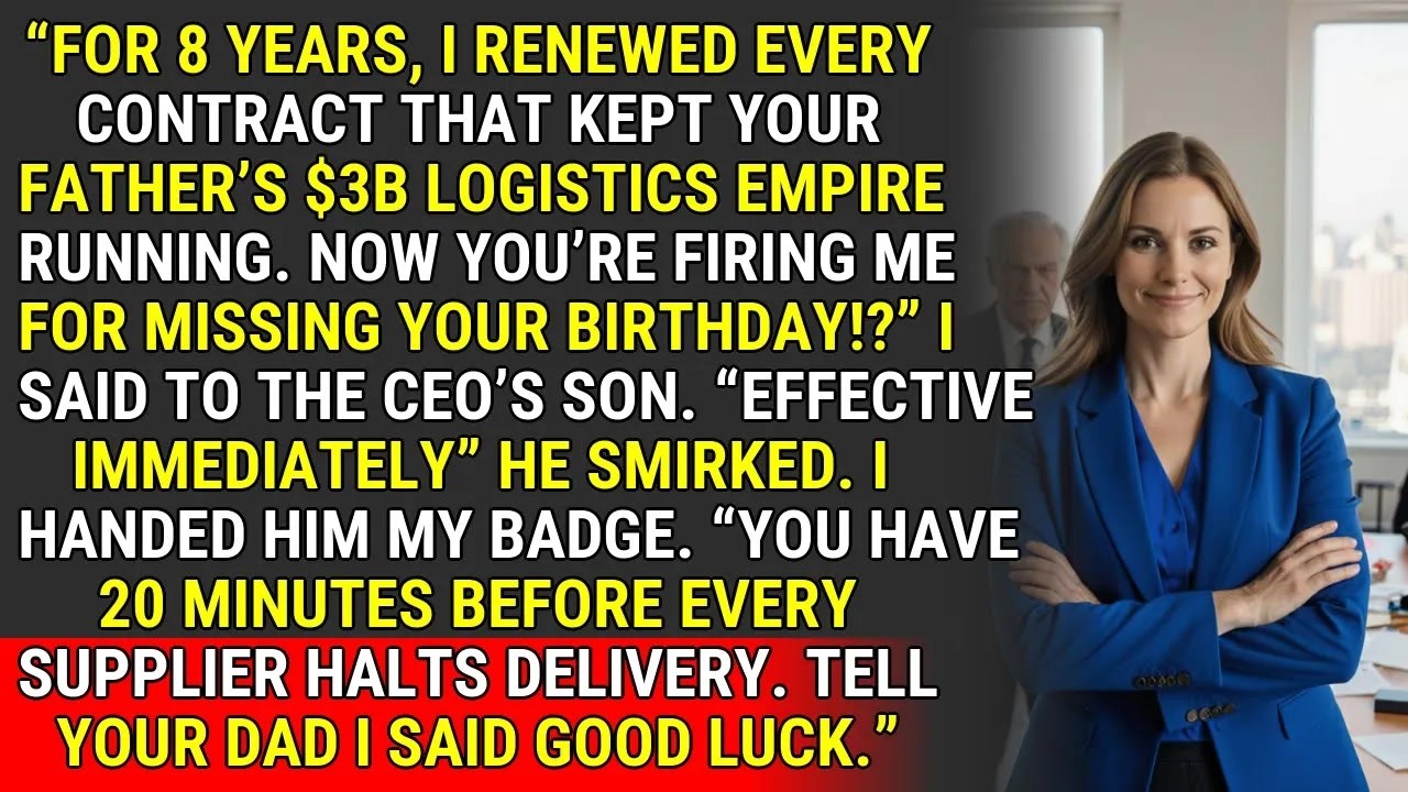Fired for Missing a Birthday, I Froze a $3B Logistics Empire ♟️ ｜ #CorporateChess.