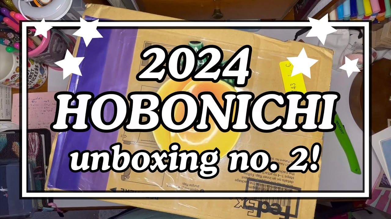 2024 Hobonichi Unboxing No. 2! ✨ Drawer Pouches, Stappo, Ané, Weeks, Stencils, and more!