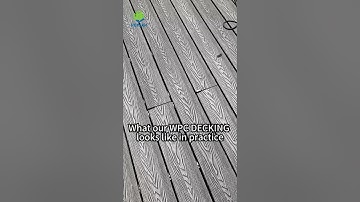 wpc 3d embossed decking  #compositedecking #wpc #wpvc #outdoordecking #hoyeah