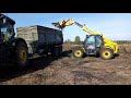 Трактор   JOHN DEERE 8335R прицеп КОБЗАРЕНКА