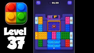 Block Out level 37 Walkthrough Solution