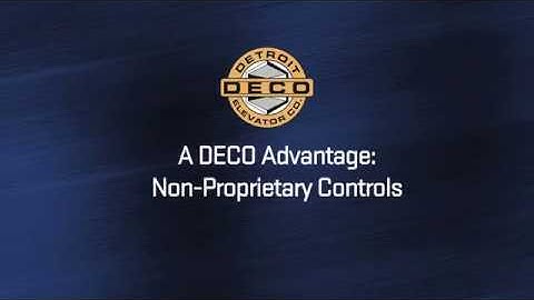 A DECO Advantage: Non Proprietary Controls