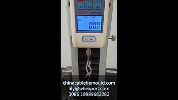 cable tie tensile strength testing machine
