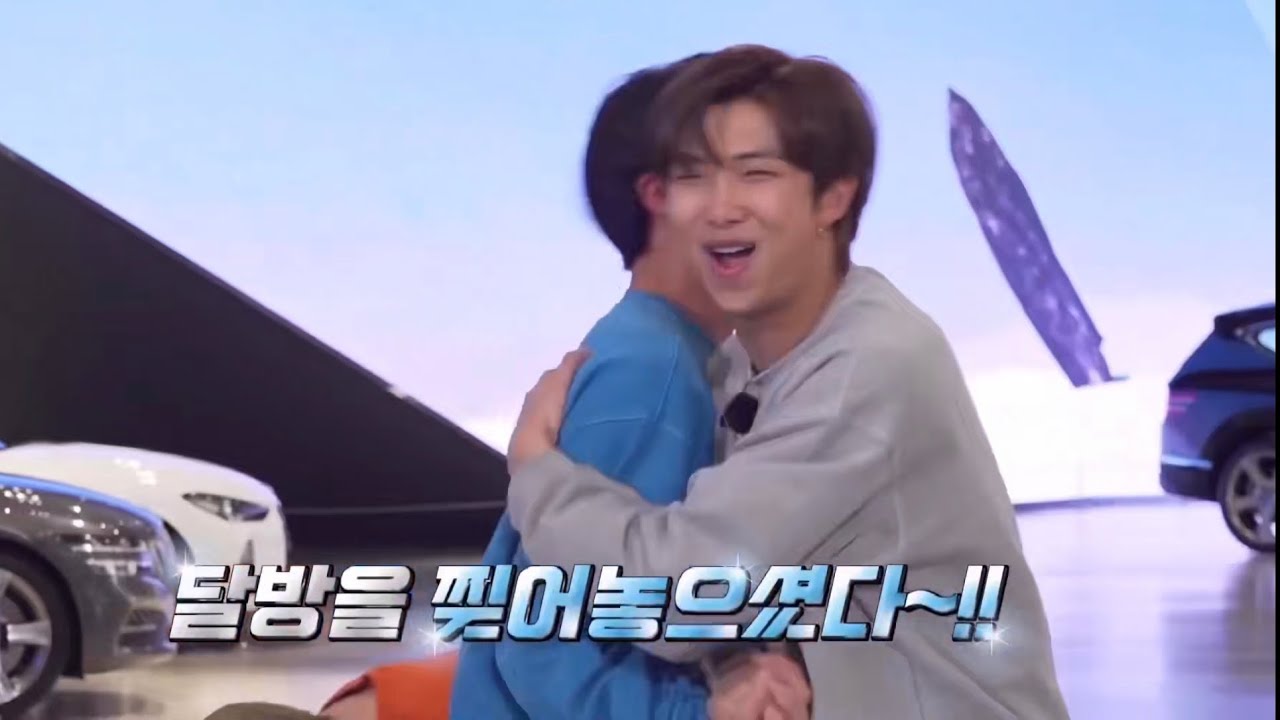 Namjin💕Heart-melting hugs from his puppy Joon