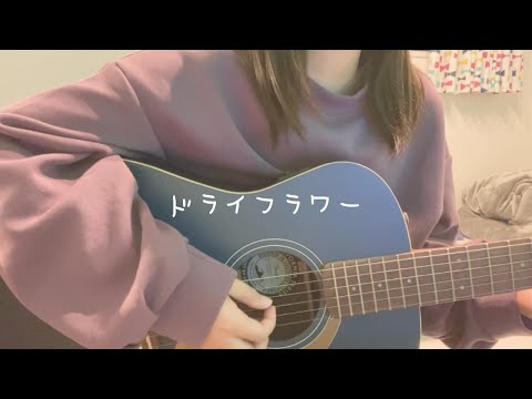 女の子が歌う【 ドライフラワー 】 優里   ギター弾き語り 〔cover〕 歌詞付き