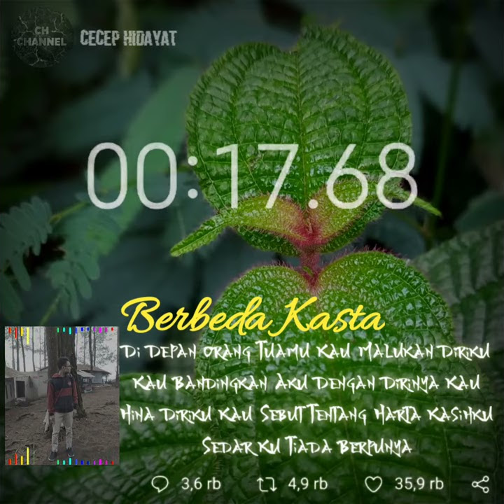 STORY WA 30 DETIK | BERBEZA KASTA - Thomas Arya by Cecep Hidayat