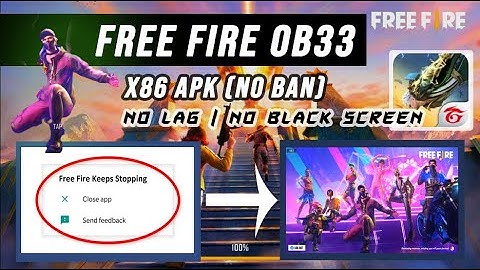 Free Fire OB33 x86 Phoenix OS Free Fire Has Stopped working & Black Screen Error Fix Heroes Arise ✅
