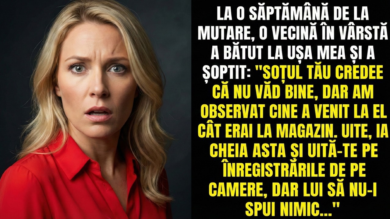Vecina a șoptit. „Soțului niciun cuvânt! Am văzut cine a fost la el cât timp ați fost la...