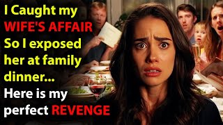 I Exposed My Cheating Wife at Our Family Dinner - She Lost Everything | Reddit Stories