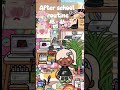 After school routine🩰🧸🫶✨️🍡 #tocaboca #shool #routine #cute #study #viral