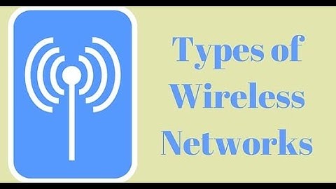 Types of Wireless Networks