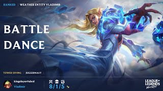 STEADY WEATHER ENTITY VLADIMIR GAMEPLAY 🌦️🌈 | Grandmaster Ranked S22 | Wild Rift