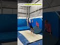 Beginner vs Pro Trampoline Backflip 🤯 Perfect Flip Control #shorts