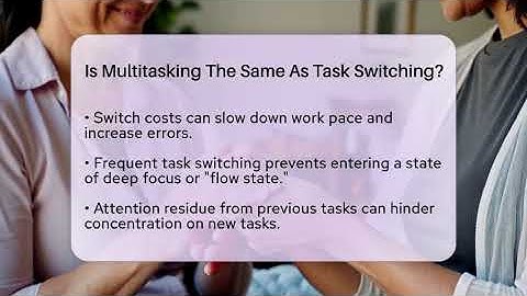 Is Multitasking The Same As Task Switching? - The Personal Growth Path