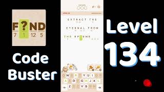 Code Busters Level 134 Walkthrough 🧩 | All Puzzle Solutions| Solutionguruji