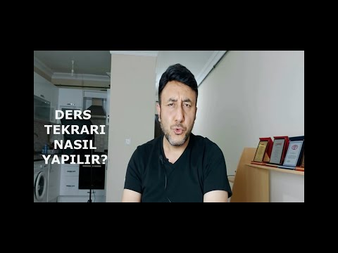 DERS TEKRARI NASIL YAPILIR ?