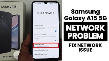 3 Settings to Fix Network Problem In Samsung A15 5G | Solve Network Settings