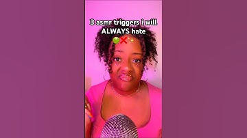 3 asmr triggers i will ALWAYS hate 🤢❌✨ #asmr #shorts
