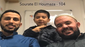 Apprendre sourate AL HOUMAZA / Sourate LES CALOMNIATEURS | Sourate 104 | سورة الهمزة