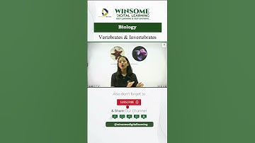 Vertebrates & Invertebrates | Animal Classification |#scienceolympiad #scienceshorts # #education