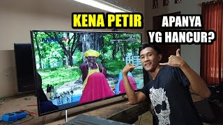 TV Samsung Kena Petir Tidak Bisa Menyala Mati Total