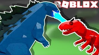 New Godzilla Godzilla Vs Indominus Rex Godzilla Vs Godzilla Roblox Dinosaur Hunter Youtube - survive a godzilla attack in the roblox hq roblox