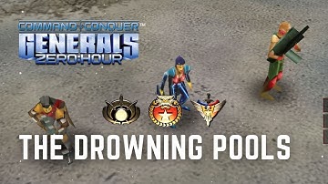 DROWNING POOLS| GENRALS ZERO HOUR (CUSTOM MISSION)