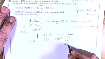 Nov 2014 Paper 2H Q23 Lower Bounds and Upper Bounds with Accuracy in Measurements