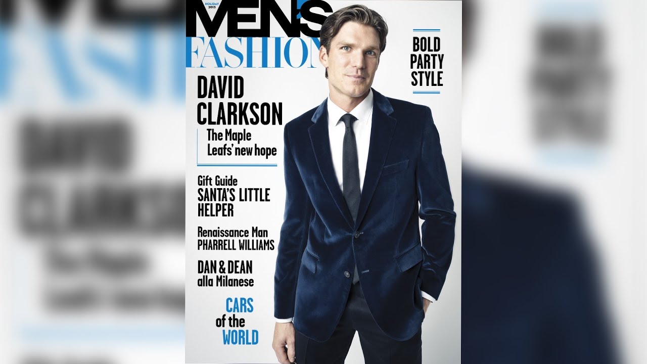 Men's FASHION - David Clarkson cover shoot
