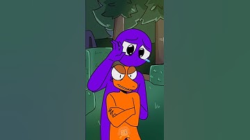 TOUCH ME I SCREAM | Purple And Orange | Rainbow friends chapter 2 animation #rainbowfriendschapter2