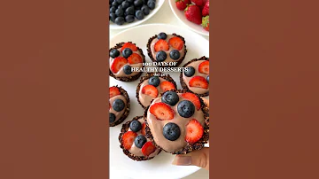 Healthy Dessert or Snack Idea: Chocolate Cookie Cups🤩 #healthydessert #healthyrecipes #glutenfree
