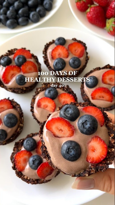 Healthy Dessert or Snack Idea: Chocolate Cookie Cups🤩 #healthydessert #healthyrecipes #glutenfree