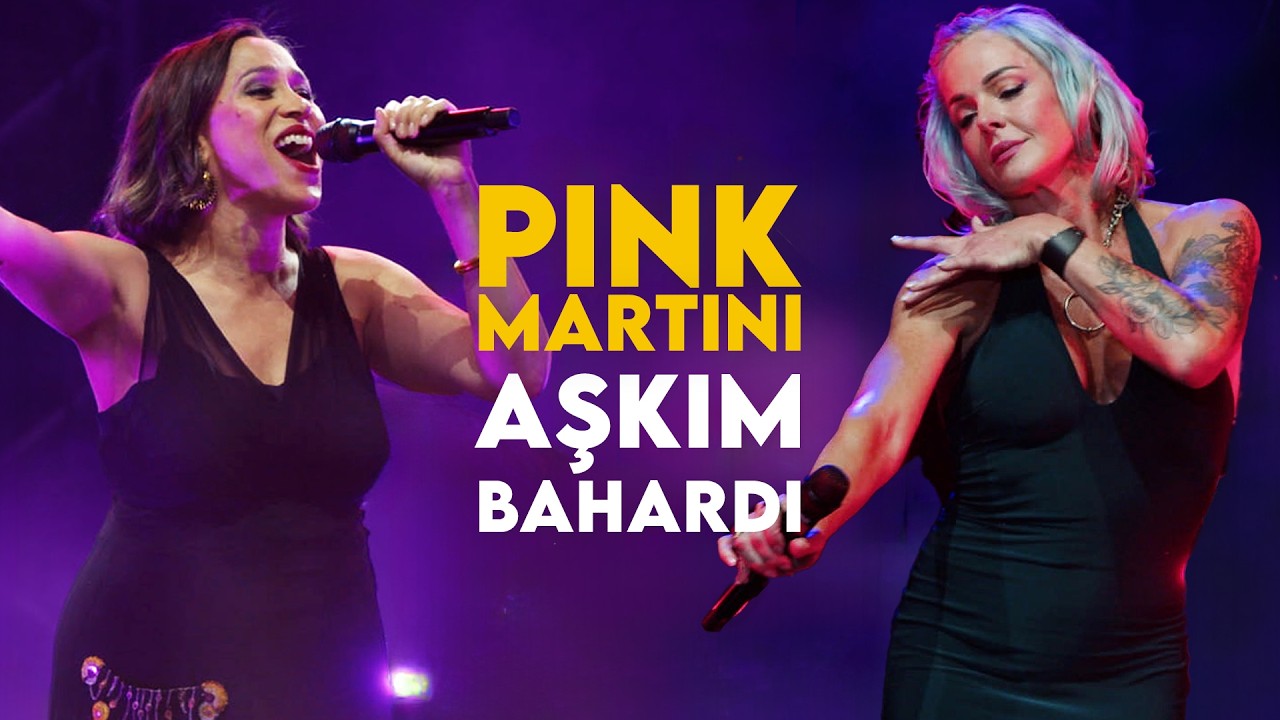 Catch up with Pink Martini's upcoming music and tour dates: https://linktr.ee/pinkmartiniofficial

Pink Martini, with China Forbes and Storm Large on lead vocals, performs "Aşkım bahardı," a classic song in Turkish from the band's album "Je dis oui!". The song was written by Yıldırım Gürses, but made famous by the legendary Turkish singer Belkıs Özener. Excerpted from our live concert at the stunning Lycabettus Theatre high above Athens Greece, on July 15, 2024.

LYRICS

Aşkım bahardı
Ümitler vardı
Sen gittin diye
Gönlüm karardı

Ah… Geçti o günler

Unutuldu yeminler
Bir kırık kalp kaldı

Neden terk ettin

Bırakıp gittin
Ümitsiz kaldım
Gönlüm karardı

ENGLISH TRANSLATION

My love was like spring
I had such hope
But then you left
And my heart darkened

Ah… how those days went
Your vows were forgotten
Leaving nothing but a broken heart

Why did you forsake me?

Just abandon me

Leaving me without hope
And a darkened heart

---

MUSICIANS
Thomas M. Lauderdale, bandleader & piano
China Forbes, lead vocals
Storm Large, lead vocals
Mihail Iossifov, trumpet
Antonis Andreou, trombone
Thomas Barber, bass
Dan Faehnle, guitar
Nicholas Crosa, violin
Timothy Nishimoto, vocals & percussion
Brian L. Davis, percussion
Miguel Bernal, percussion
Reinhardt Melz, percussion

CREW
Tour Manager: Greg Tamblyn
Stage Manager: William Reischman
Live Mix Engineer: Conny Schattka
Production & Merchandise: Ana Guerrero
Pink Martini Management: William Tennant
Pink Martini European Team: 
     Gilles Gagnepain
     Damien Pages

VIDEOGRAPHY by: DotMov Production Team 
Director: Andreas Loukakos
Line Producer: Labros Papadeas
Technical Supervisor - Drone Operator: Fotis Bougas
Crane Operator: Nikos Karabetsos
Video Camera Operators:
     Xenofon Vardaros
     Antonis Byritzas
     Gabriela Gerolemou
     Nikos Staveris
     Giorgos Talianis
     Giorgos Tsoubrakakis
https://www.dotmov.gr/

#pinkmartini #aşkımbahardı #livemusic #thomaslauderdale #stormlarge #chinaforbes #jazz #bigband #pinkmartinilive