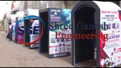 Disinfectant tunnel machine / automatic sanitizer machine