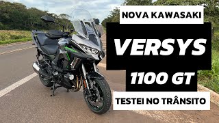 A NOVA VERSYS 1100 GT é boa para o TRÂNSITO? Descubra!