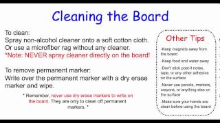 Cleaning the Board