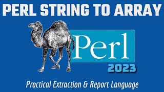 Perl Programming Language - 4 MUST KNOW String To Array Methods 2023