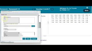 Math 14 HW 3.3.21-T Find the percentile using StatCrunch