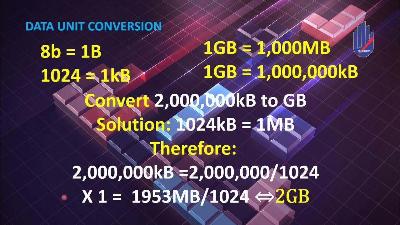 Data Unit conversion - YouTube