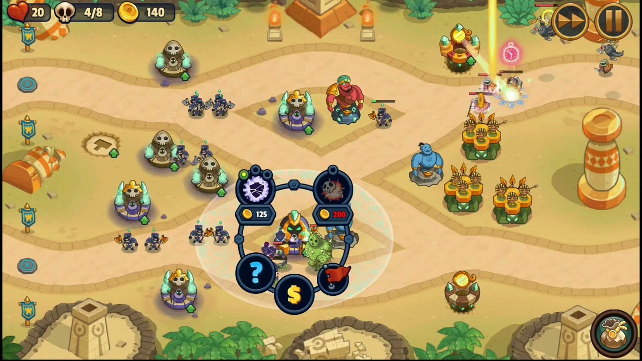 Realm Defense - World 3 | Level 59 (Obelisk Valley) | Towers Only Mode | 3 Stars | No Spell