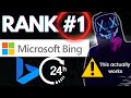 How to rank on the first page of bing in 24 hours  bing seo