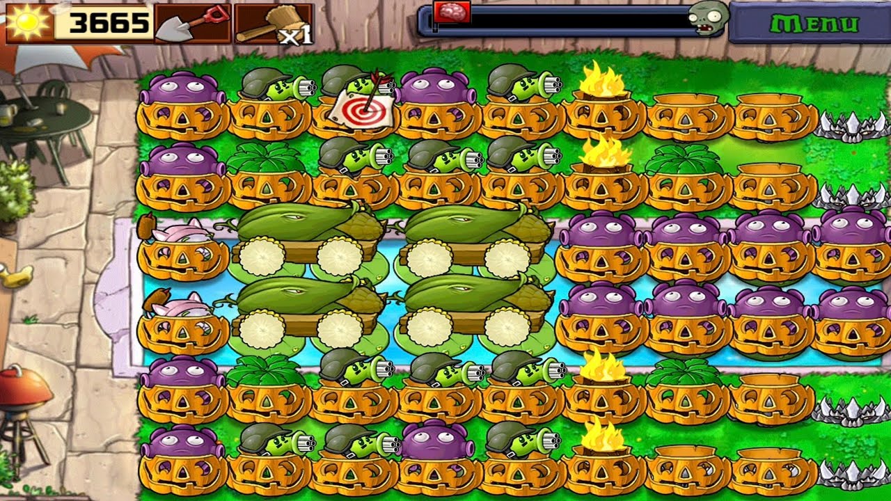 PVZ : Last Stand Endless : 55 - 57 Flags Completed